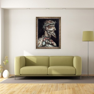 Tablou inramat - Giuseppe Arcimboldo - Amiralul, 70 x 90 cm - Img 2