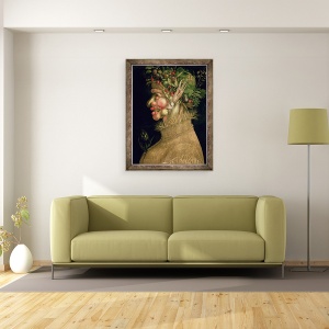 Tablou inramat - Giuseppe Arcimboldo - Vara, 1563, 70 x 90 cm - Img 2