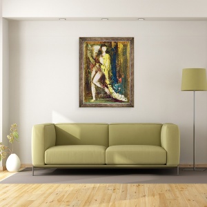 Tablou inramat - Gustave Moreau - Delilah, 70 x 90 cm - Img 2
