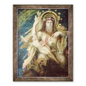 Tablou inramat - Gustave Moreau - Jupiter si Semele, 60 x 80 cm