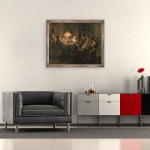 Tablou inramat - Hanna Pauli - Prieteni, 50 x 60 cm - Img 2