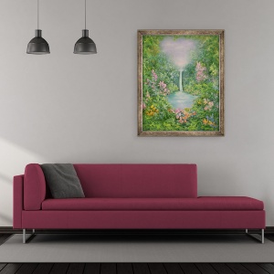 Tablou inramat - Hannibal Mane - Cascada, 70 x 85 cm - Img 2