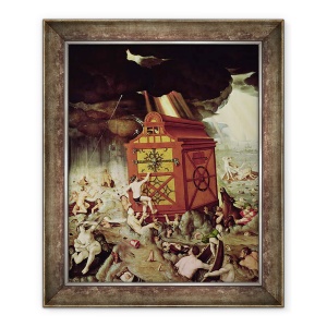 Tablou inramat - Hans Baldung Grien - Potopul II, 50 x 60 cm