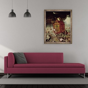 Tablou inramat - Hans Baldung Grien - Potopul II, 50 x 60 cm - Img 2