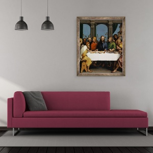 Tablou inramat - Hans Holbein the Younger - Cina cea de Taina, 50 x 60 cm - Img 2