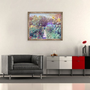 Tablou inramat - Helen White - Giverny in Bloom, 2018, 50 x 60 cm - Img 2