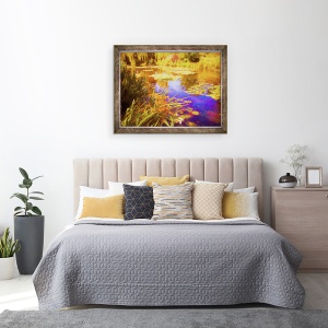 Tablou inramat - Helen White - Giverny Waterlilies, 2019, 60 x 80 cm - Img 3
