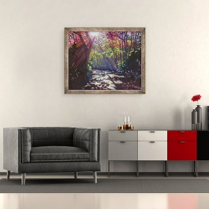 Tablou inramat - Helen White - Lumina imprastiata, 2013, 50 x 60 cm - Img 2