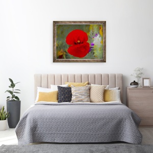 Tablou inramat - Helen White - Scarlet, 2019, 60 x 80 cm - Img 3