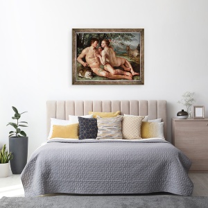 Tablou inramat - Hendrik Goltzius - Caderea omului, 70 x 90 cm - Img 3