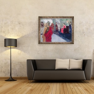 Tablou inramat - Henri de Toulouse-Lautrec - Messalina, 60 x 80 cm - Img 2
