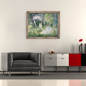 Tablou inramat - Henri Lebasque - Picnicul, 50 x 60 cm - Img 2