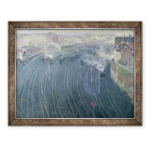 Tablou inramat - Henri Ottmann - Gara Luxemburg, Bruxelles, 60 x 80 cm