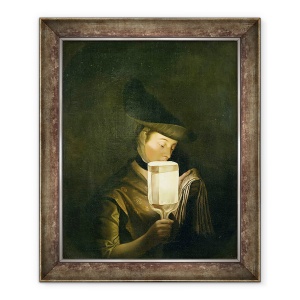 Tablou inramat - Henry Robert Morland - Cantaretul de balada, 50 x 60 cm