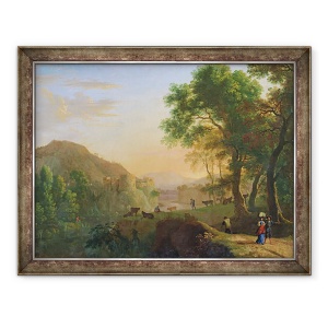 Tablou inramat - Herman van Swanevelt - Setarea soarelui, 70 x 90 cm