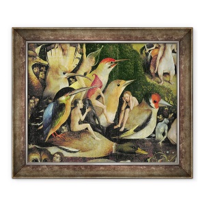 Tablou inramat - Hieronymus Bosch - Gradina deliciilor Pamantesti VI, 50 x 60 cm