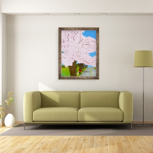 Tablou inramat - Hiroyuki Izutsu - ciresi, 60 x 80 cm - Img 2