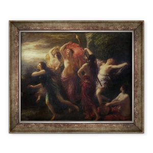 Tablou inramat - Ignace Henri Jean Fantin-Latour - Dansatoare, 70 x 85 cm
