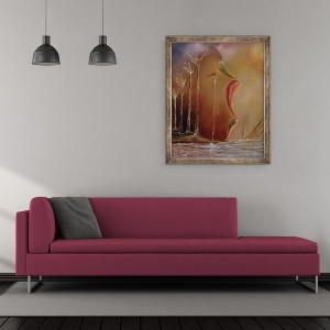 Tablou inramat - Ikahl Beckford - Criza Pamantului, 50 x 60 cm - Img 2