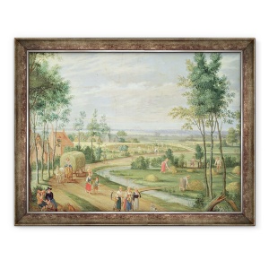 Tablou inramat - Isaak van Oosten - Recolta, 60 x 80 cm