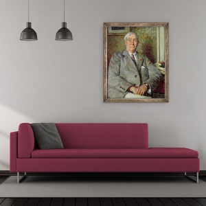 Tablou inramat - Jacques-Emile Blanche - Maurice de Maeterlinck 1862-1949 1931, 70 x 85 cm - Img 2