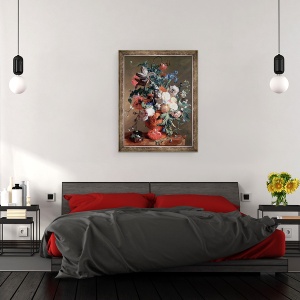 Tablou inramat - Jan van Huysum - Natura moarta, 60 x 80 cm - Img 3