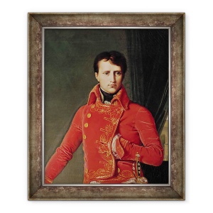 Tablou inramat - Jean Auguste Dominique Ingres - Bonaparte in calitate de prim consul detaliu, 50 x 60 cm