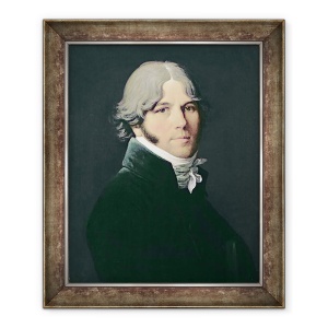 Tablou inramat - Jean Auguste Dominique Ingres - Portretul Tatalui Artistului, 70 x 85 cm