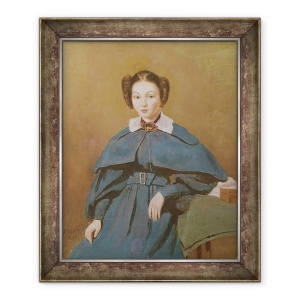 Tablou inramat - Jean Baptiste Camille Corot - Portret De Madame Baudot, Nepoata Artistului, 50 x 60 cm