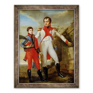 Tablou inramat - Jean Baptiste Joseph Wicar - Louis Bonaparte 1778-1846 Regele Olandei si Louis Napoleon 1804-31 Print Mostenitor al Olandei, 70 x 90 cm
