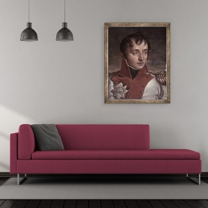 Tablou inramat - Jean Baptiste Joseph Wicar - Portret De Ludovic Bonaparte 1778-1846 Regele Olandei, 70 x 85 cm - Img 2