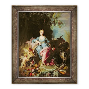 Tablou inramat - Jean-Baptiste Oudry - abundenta, 50 x 60 cm