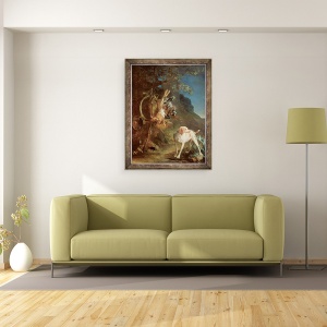Tablou inramat - Jean-Baptiste Simeon Chardin - Caine si Joc, 70 x 90 cm - Img 2