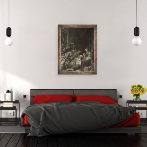 Tablou inramat - Jean de Saint-Igny - Adorarea magilor, 60 x 80 cm - Img 3