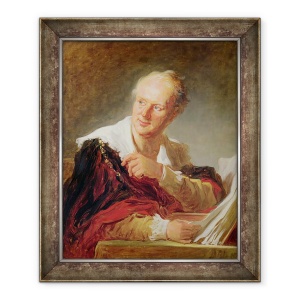 Tablou inramat - Jean-Honore Fragonard - Portret De Barbat, 50 x 60 cm