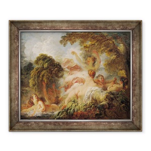 Tablou inramat - Jean-Honore Fragonard - Saldatorii, 70 x 85 cm