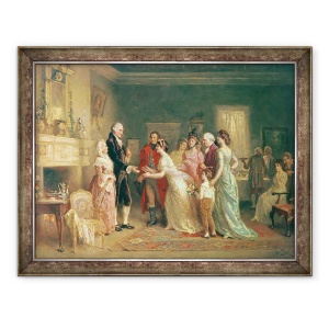 Tablou inramat - Jean Leon Gerome Ferris - Ziua lui Washington, 70 x 90 cm