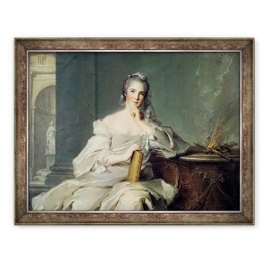 Tablou inramat - Jean-Marc Nattier - Anne-Henriette de France, ca element al focului, 60 x 80 cm