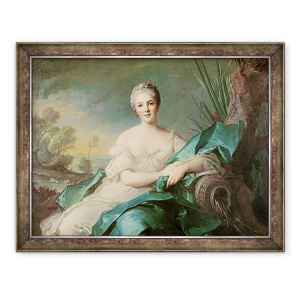 Tablou inramat - Jean-Marc Nattier - Victoire de France ca element al apei, 70 x 90 cm