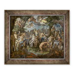 Tablou inramat - Joachim Wtewael - Nunta lui Peleus si Thetis, 70 x 85 cm