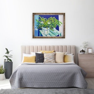 Tablou inramat - Joan Thewsey - Craciun Cactus, 70 x 90 cm - Img 3