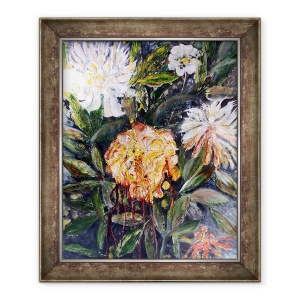 Tablou inramat - jocasta shakespeare - bujor sangerare, 50 x 60 cm