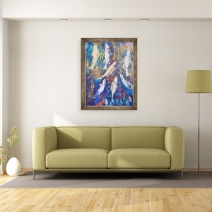 Tablou inramat - jocasta shakespeare - Cantand bas, 60 x 80 cm - Img 2