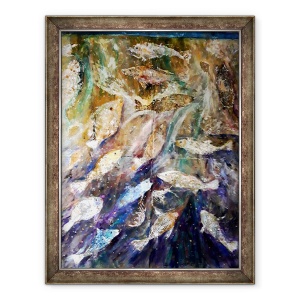 Tablou inramat - jocasta shakespeare - Peste in crestere, 70 x 90 cm