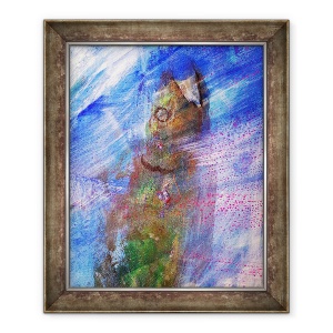 Tablou inramat - jocasta shakespeare - Salmon detail, 50 x 60 cm