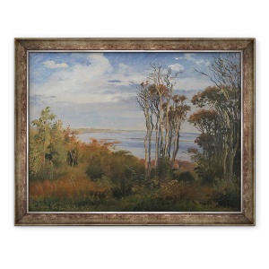 Tablou inramat - Johan Thomas Lundbye - Kolås Wood. Vejrhøj, 70 x 90 cm