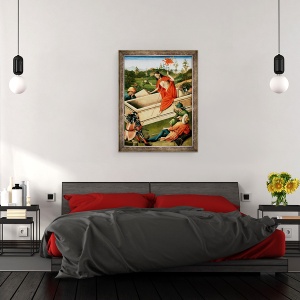 Tablou inramat - Johann Koerbecke - invierea, 60 x 80 cm - Img 3