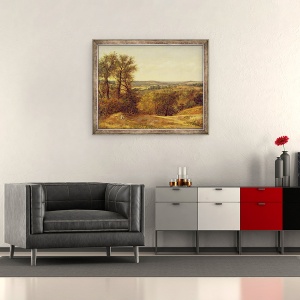 Tablou inramat - John Constable - Dedham Vale, 70 x 85 cm - Img 2