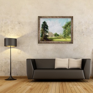 Tablou inramat - John Constable - Malvern Hall, Warwickshire, 60 x 80 cm - Img 2