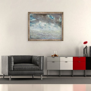 Tablou inramat - John Constable - Studiu in nori I, 70 x 85 cm - Img 2